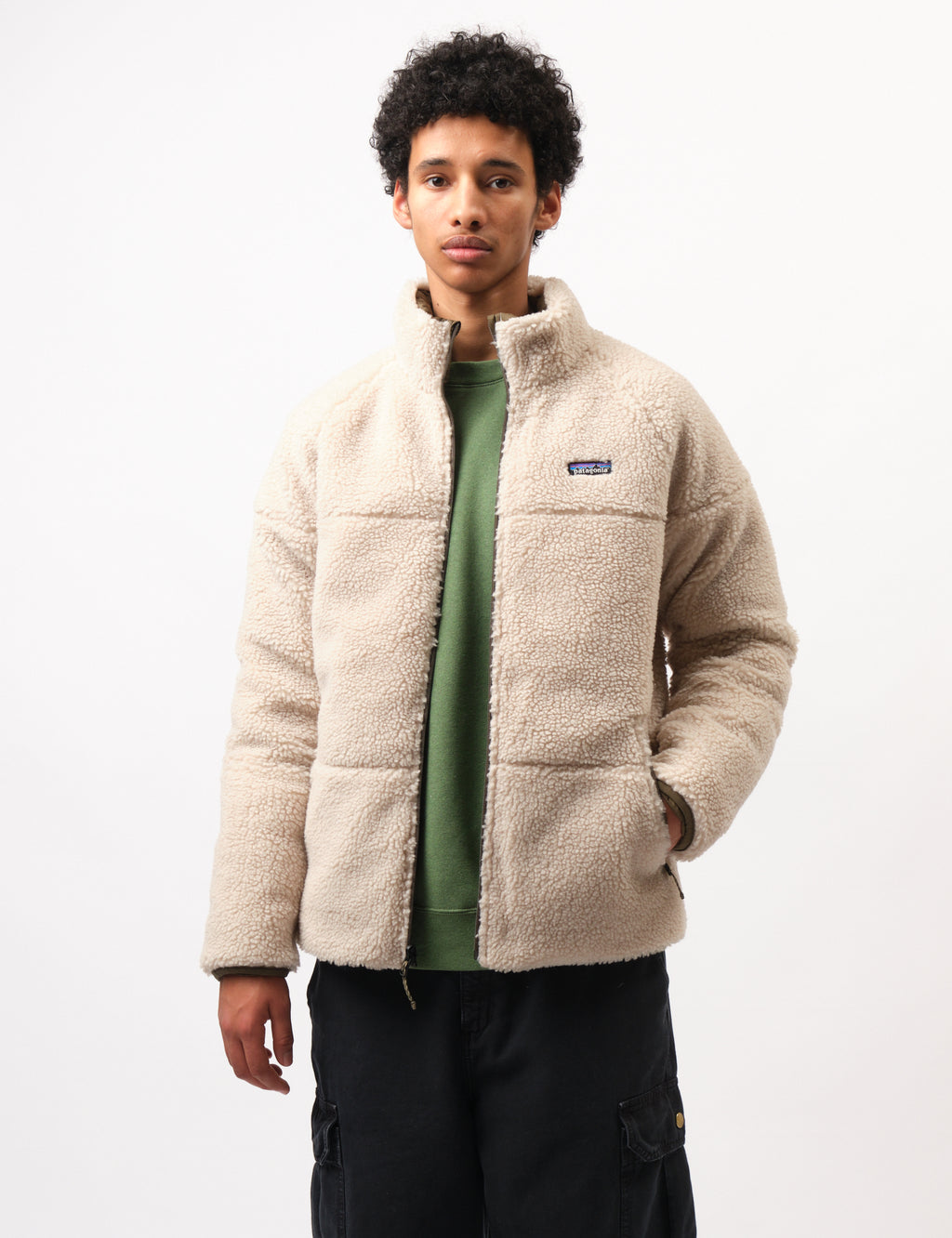 【Nob】Patagonia reversible Patagonia Reversible Silent Down Jacket - Basin Green | Urban