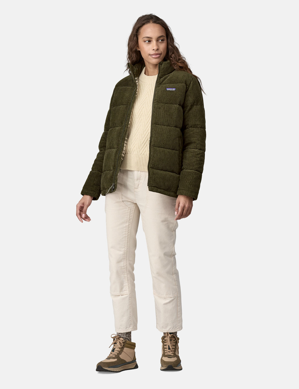 Patagonia Women's Cord Fjord Coat - Pine Needle Green | Urban