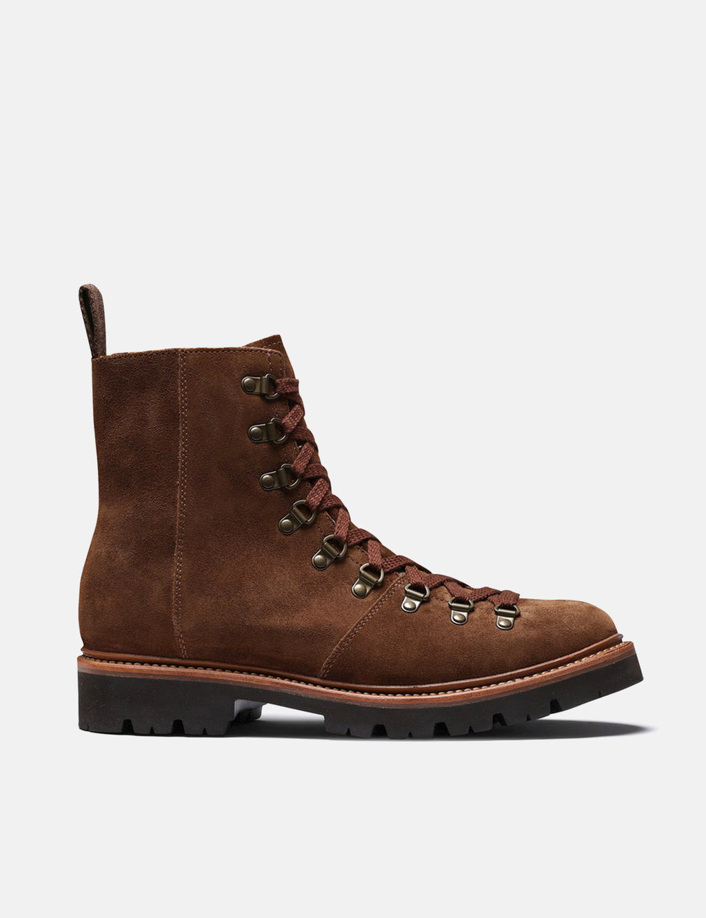 Grenson Brady Hiker Boot Suede Cigar I URBAN EXCESS