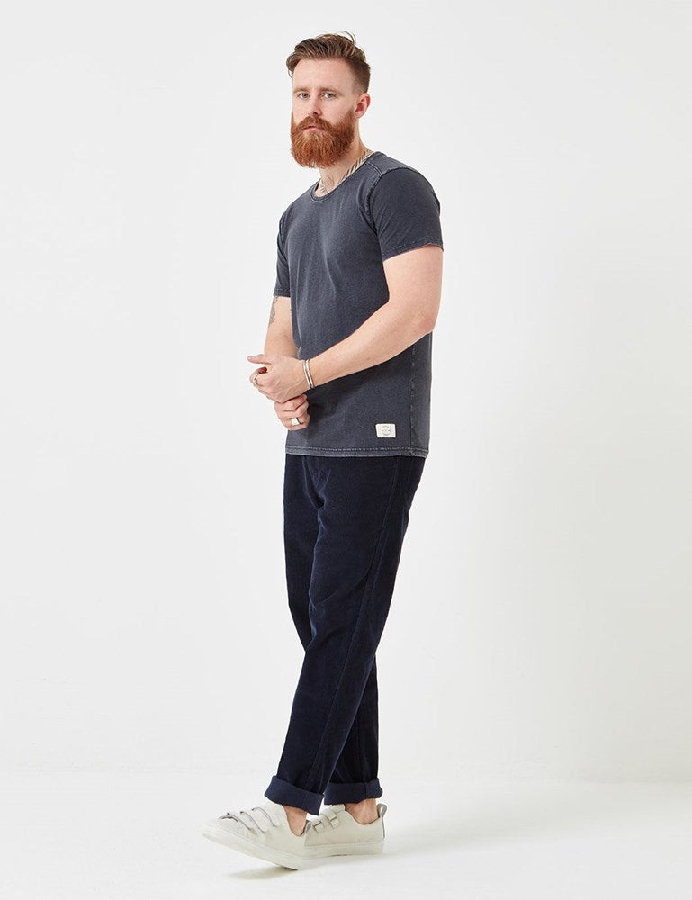 Suit Bart T-Shirt - Washed Navy