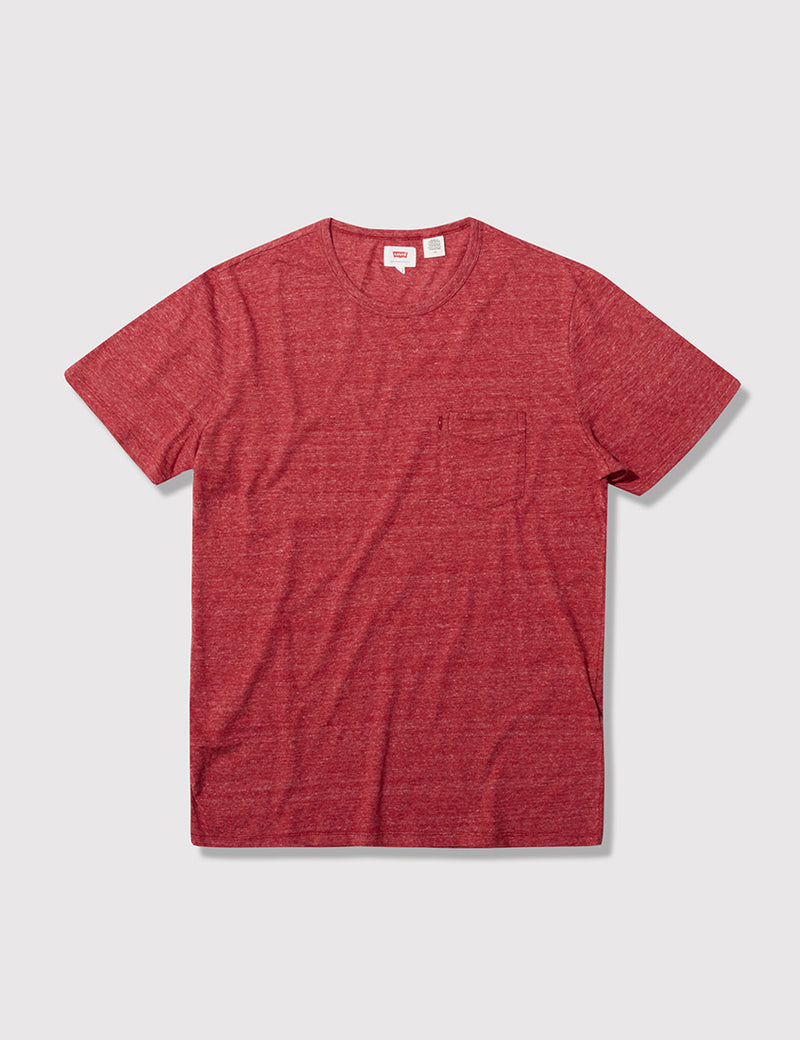 Levis Sunset Pocket T-Shirt - Sundried Tomato