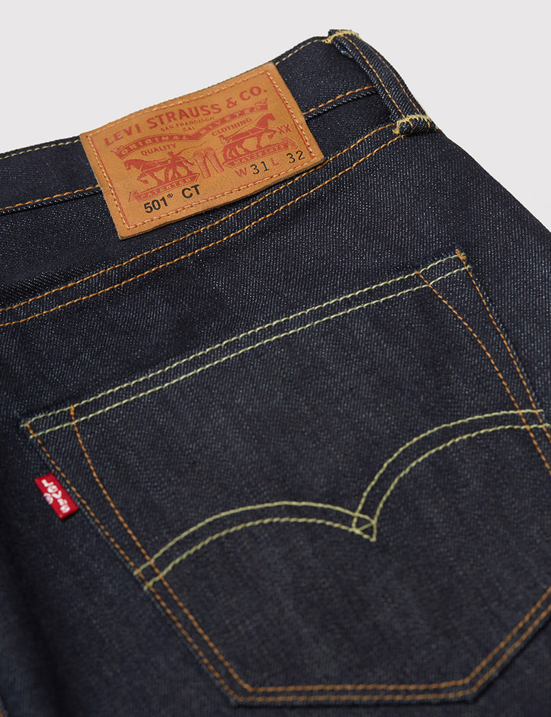 Levis 501 CT Customised Tapered Jeans - Long Day Rigid Blue