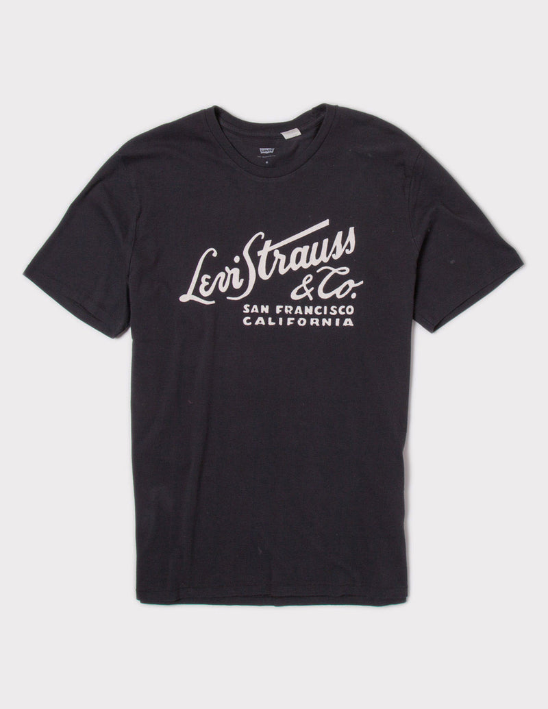 Levis Woodmark Print T-Shirt - Black