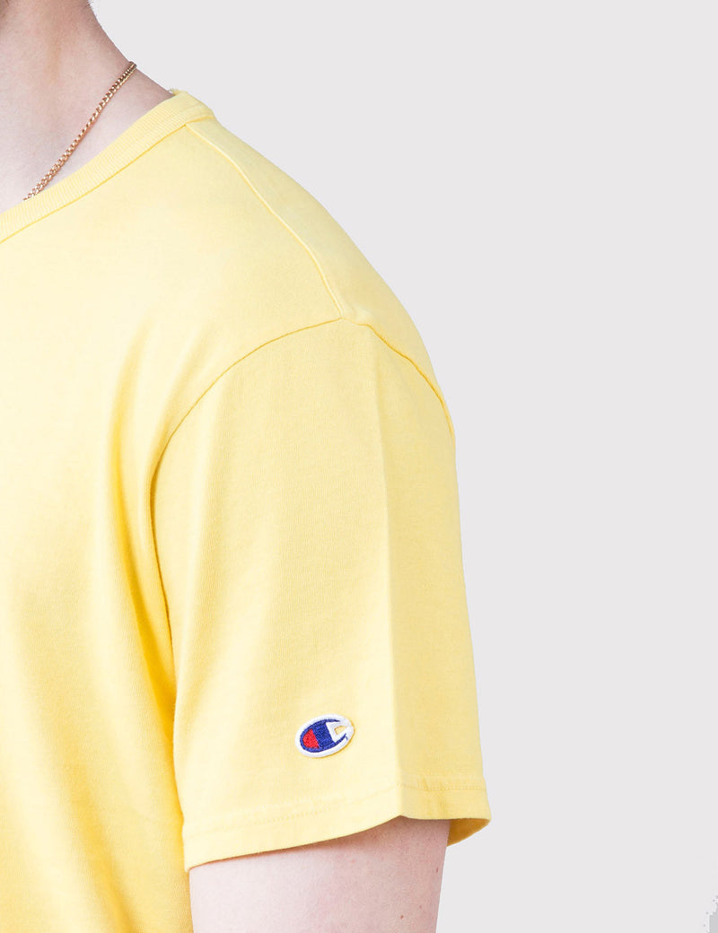 Champion Reverse Weave Overdyed T-shirt - Yellow