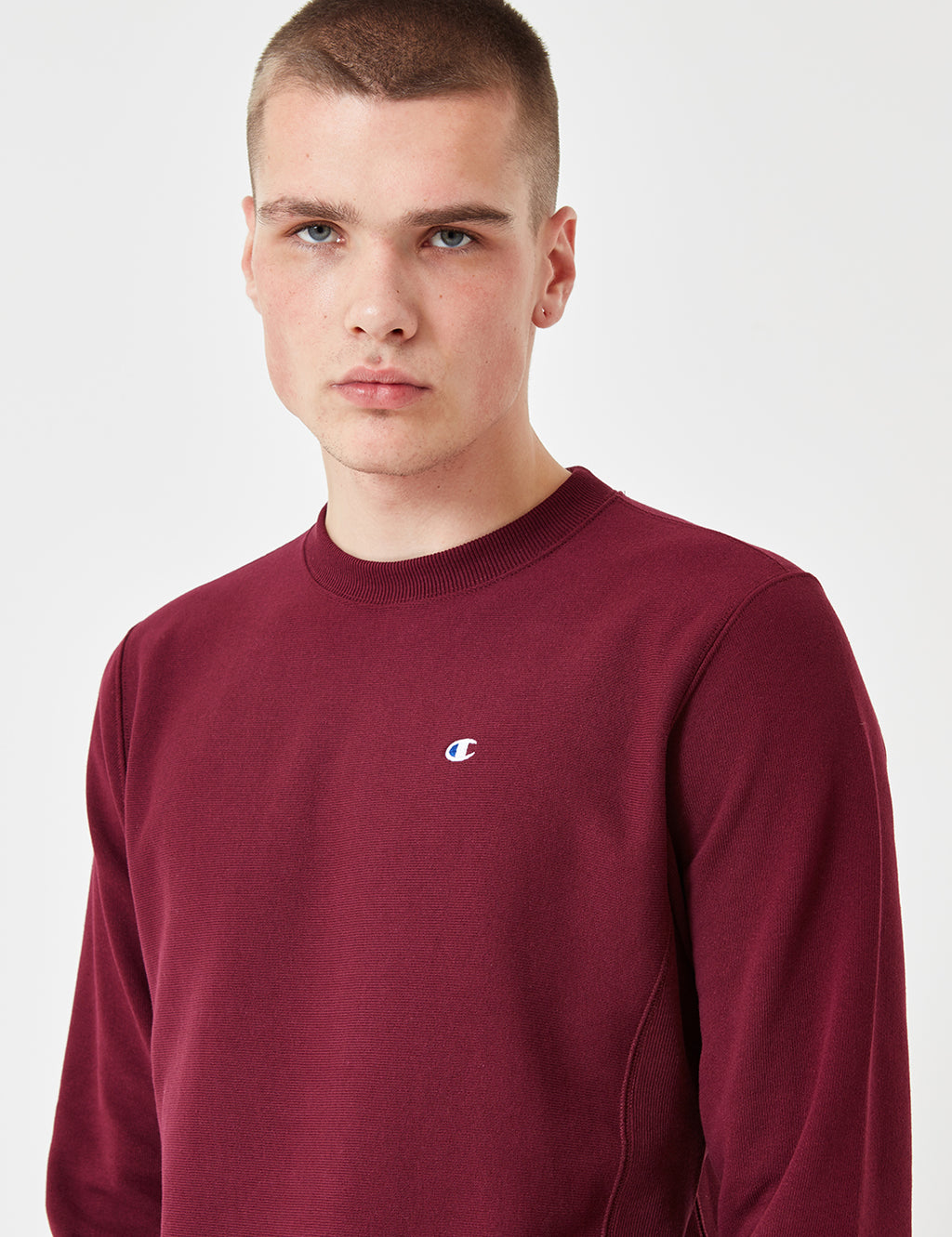 Champion Reverse Weave Sweatshirt Burgundy URBAN EXCESS
