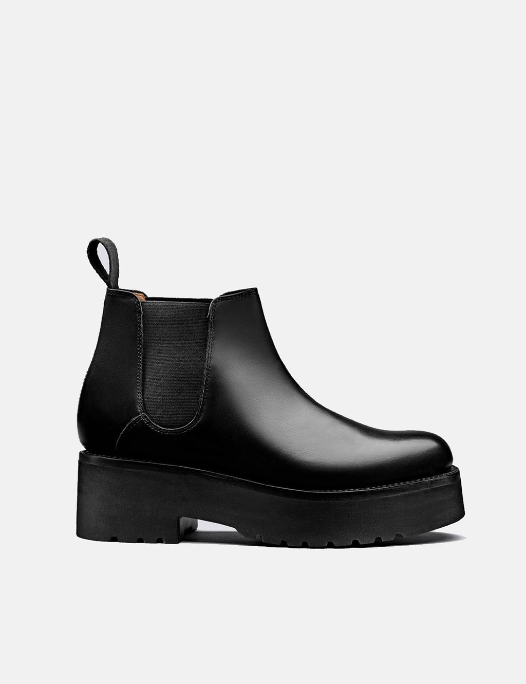 Womens Grenson Naomi Boot Leather Black URBAN EXCESS