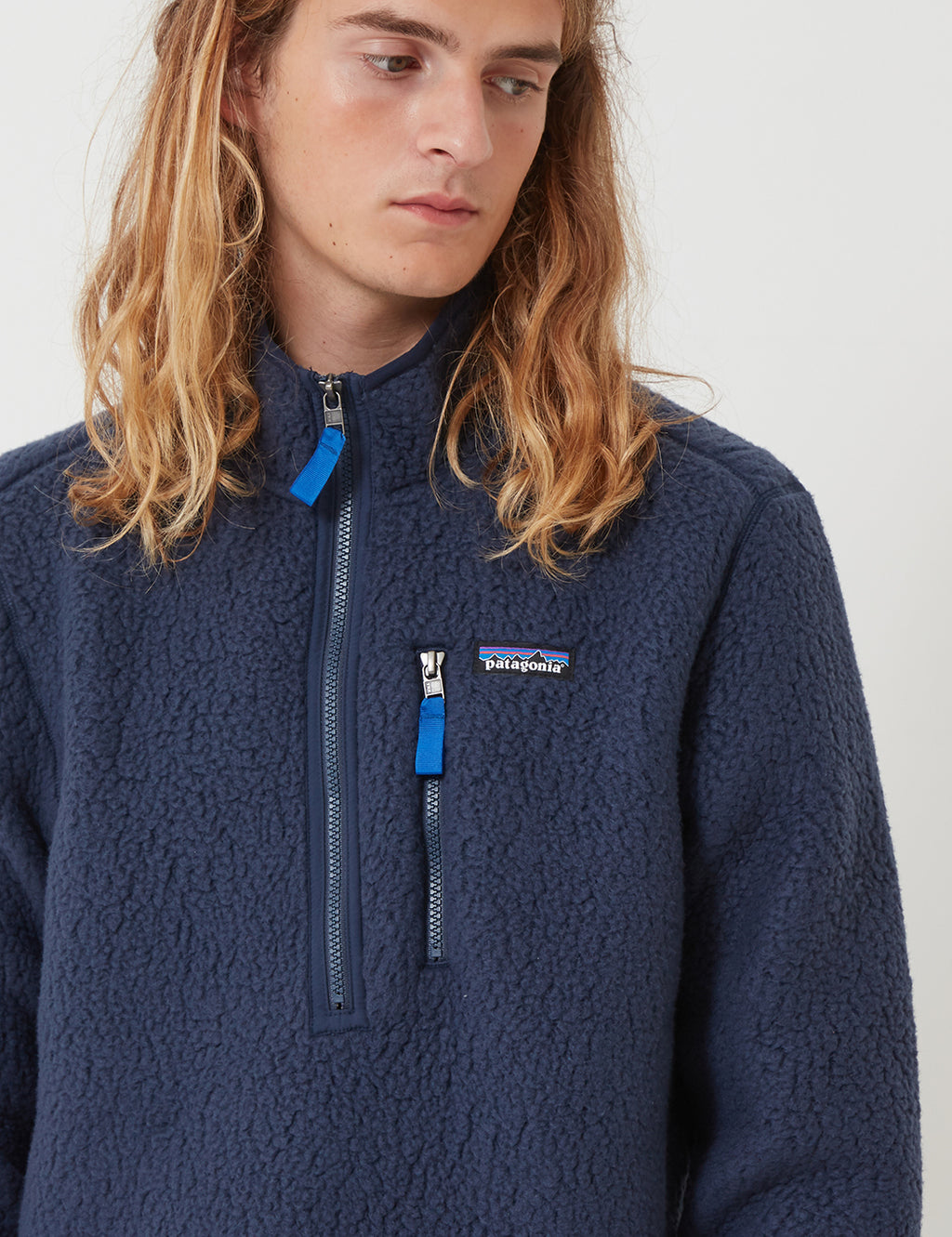 Navy blue patagonia pullover Clearance