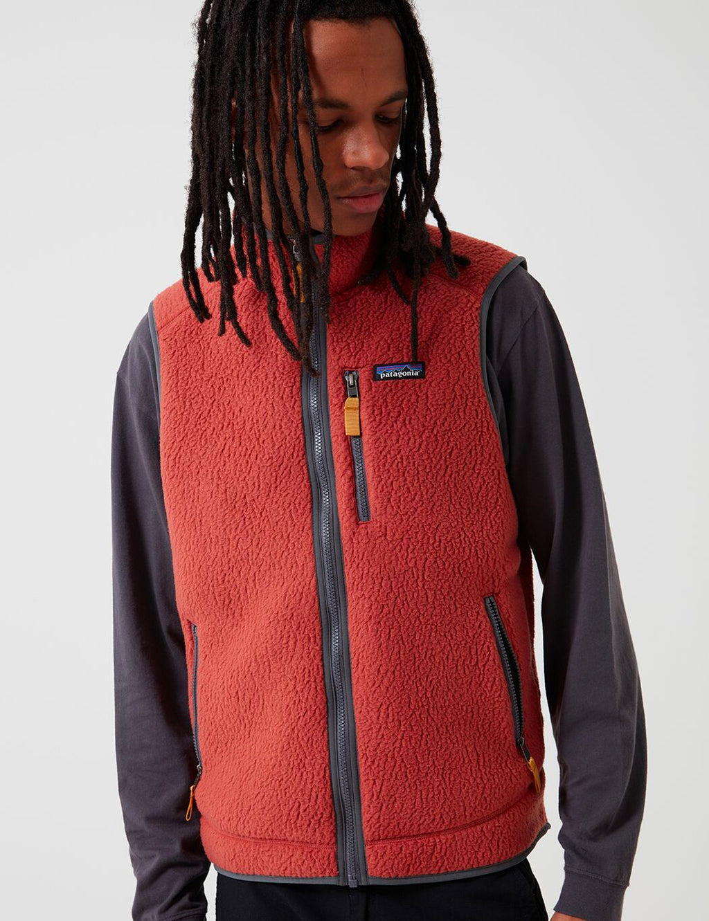 Patagonia retro pile fleece spanish red Clearance