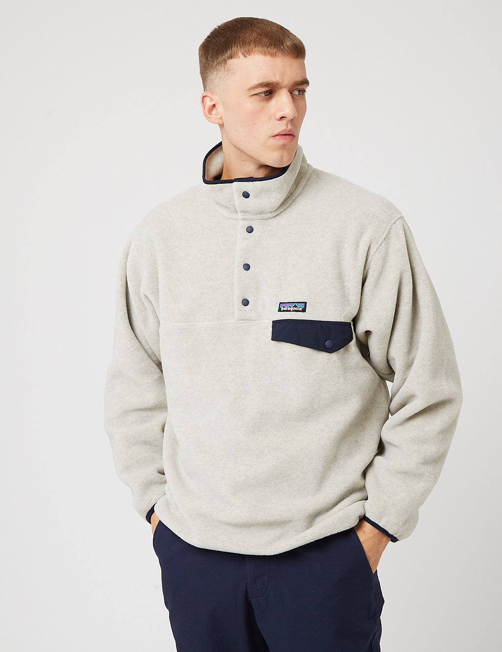 Patagonia Synchilla Snap-T Pullover Fleece - Haferflocken Beige I UE. –  URBAN EXCESS