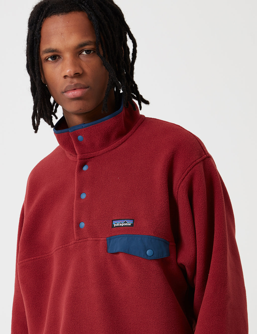 Patagonia snap t red Clearance