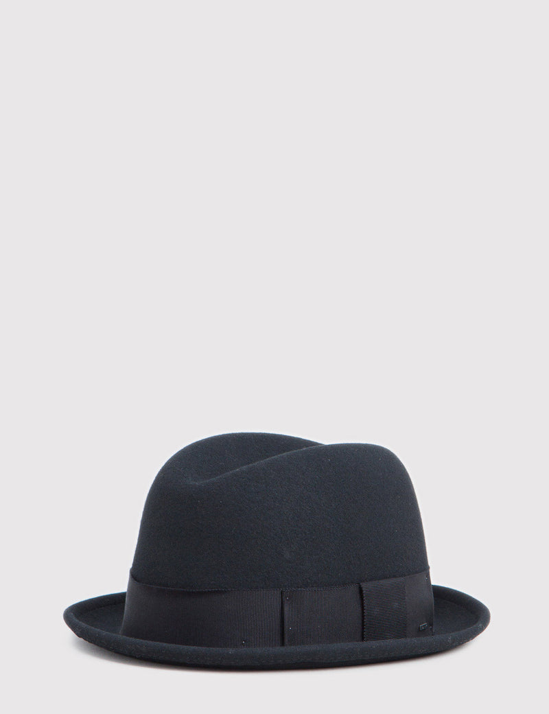 Bailey Timson Centre Crease Tribly Hat - Black