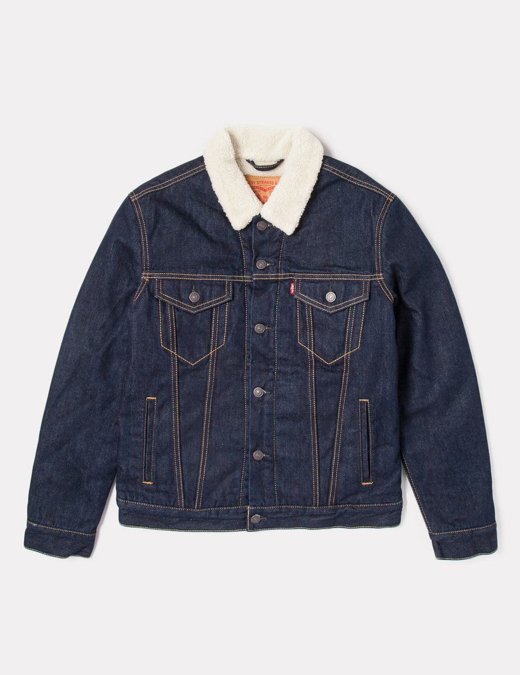 Levis Good Sherpa Trucker Juniper Rinse URBA EXCESS. URBAN EXCESS