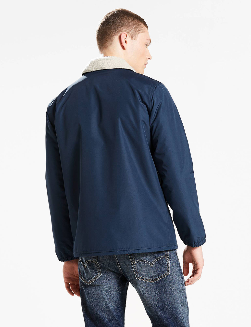 levis sherpa coach's jacket