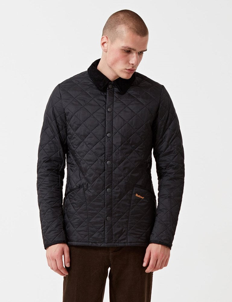 Barbour Heritage Liddesdale Quilted Jacket Black Urban Excess