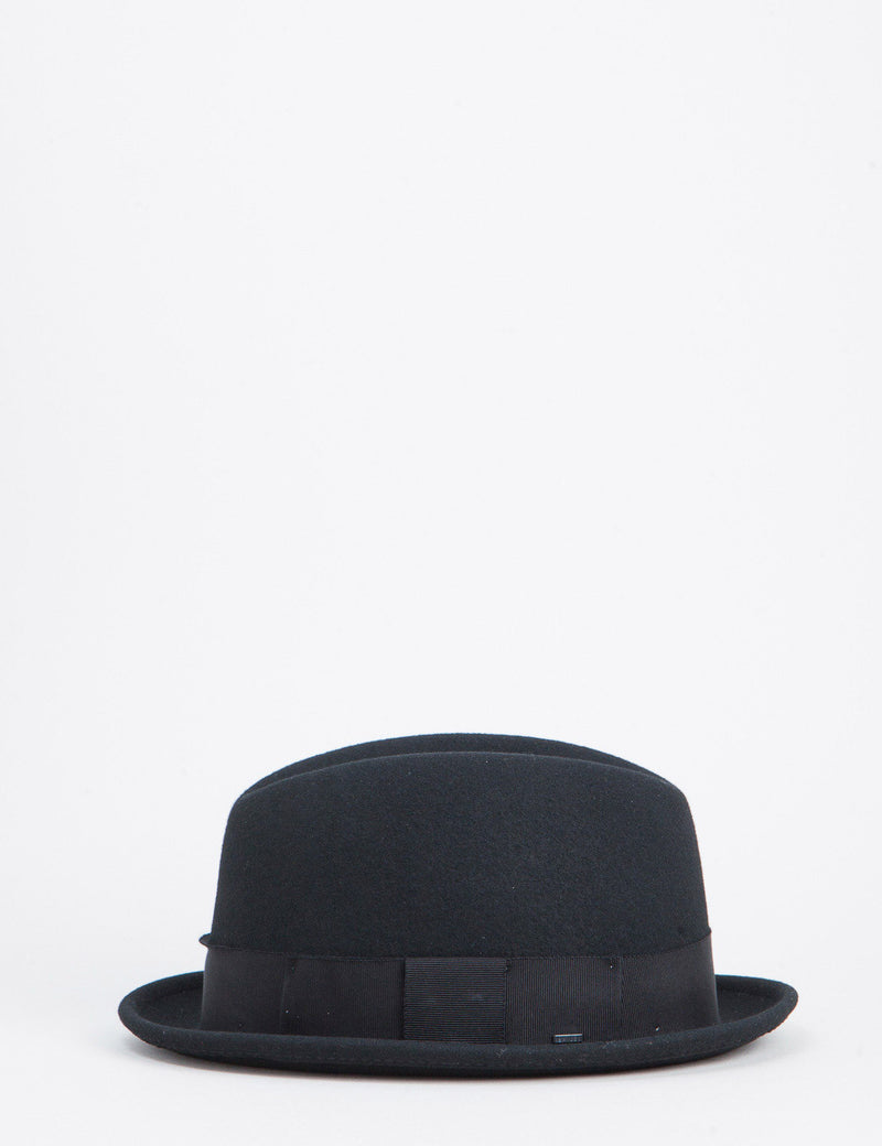 Bailey Timson Centre Crease Tribly Hat - Black