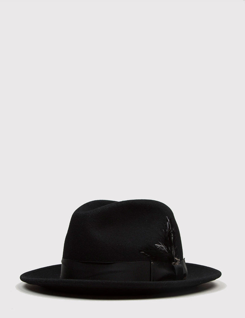 Bailey Blixen Widebrim Fedora Hat - Black