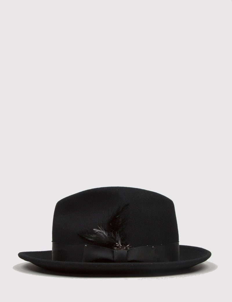 Bailey Blixen Widebrim Fedora Hat - Black