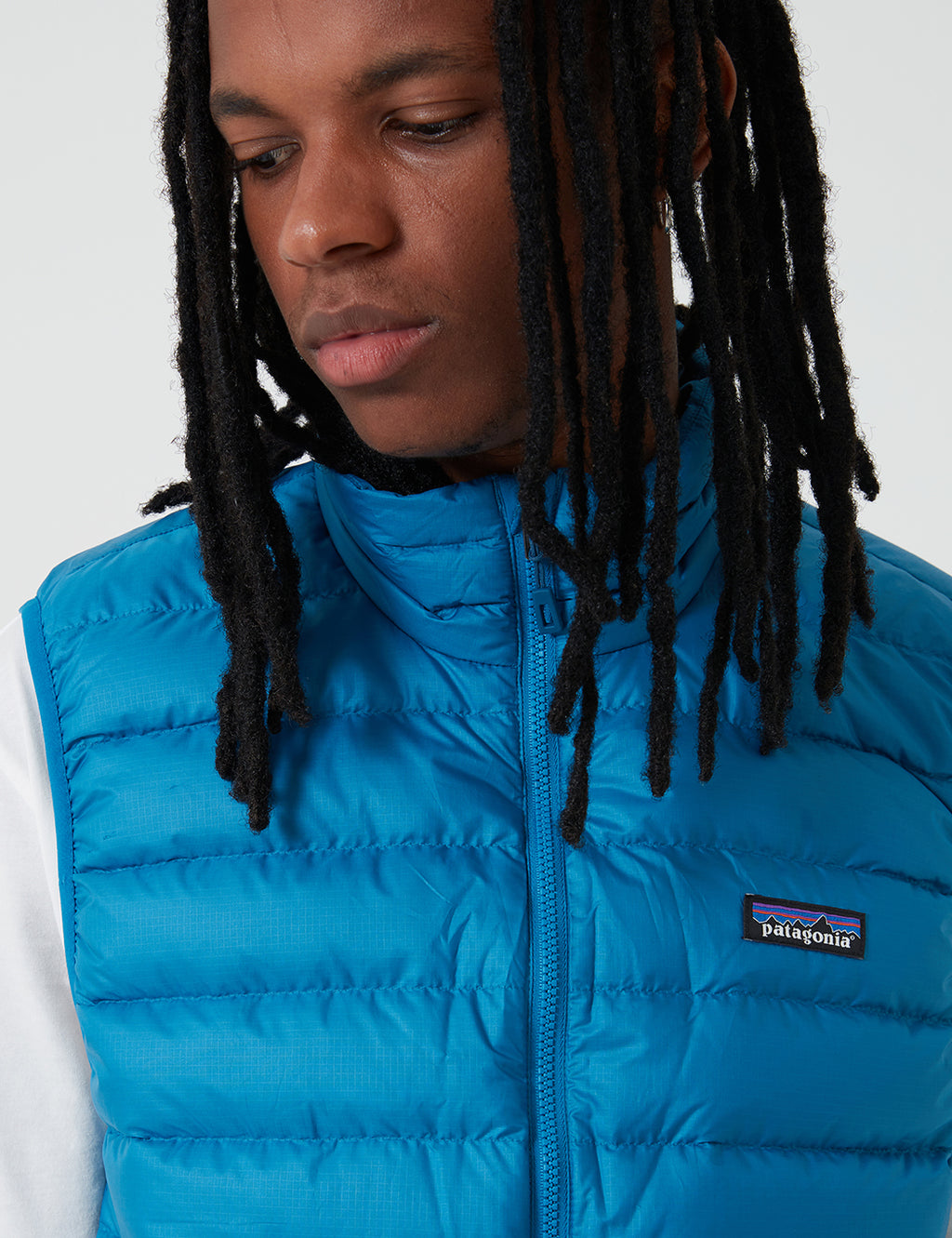 Patagonia Down Sweater Vest Balkan Blue I URBAN EXCESS