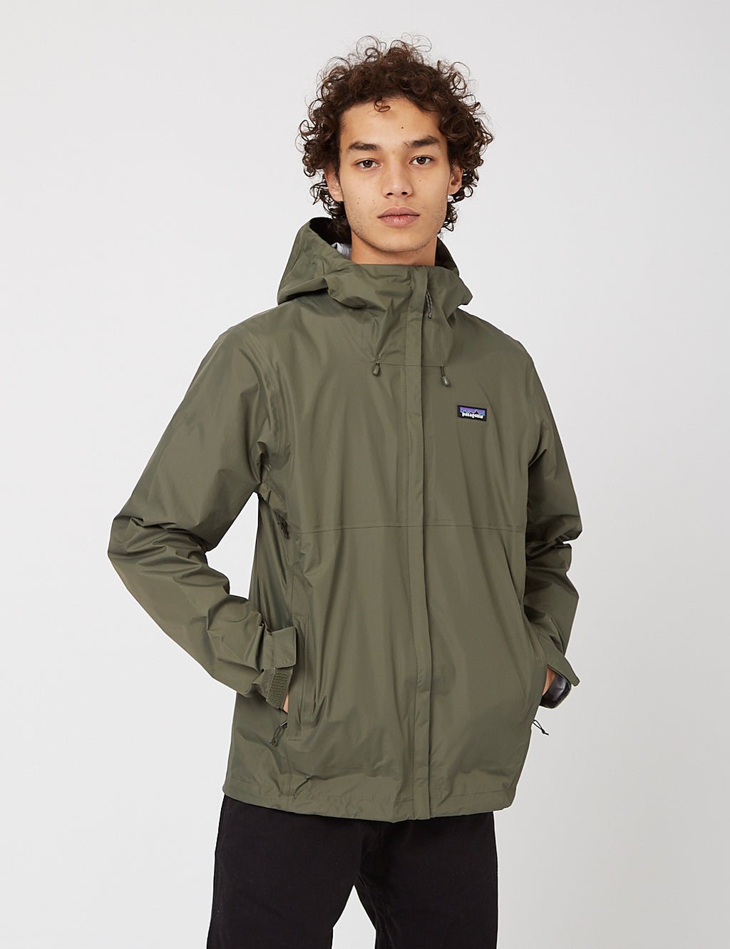 Patagonia torrentshell industrial green Clearance