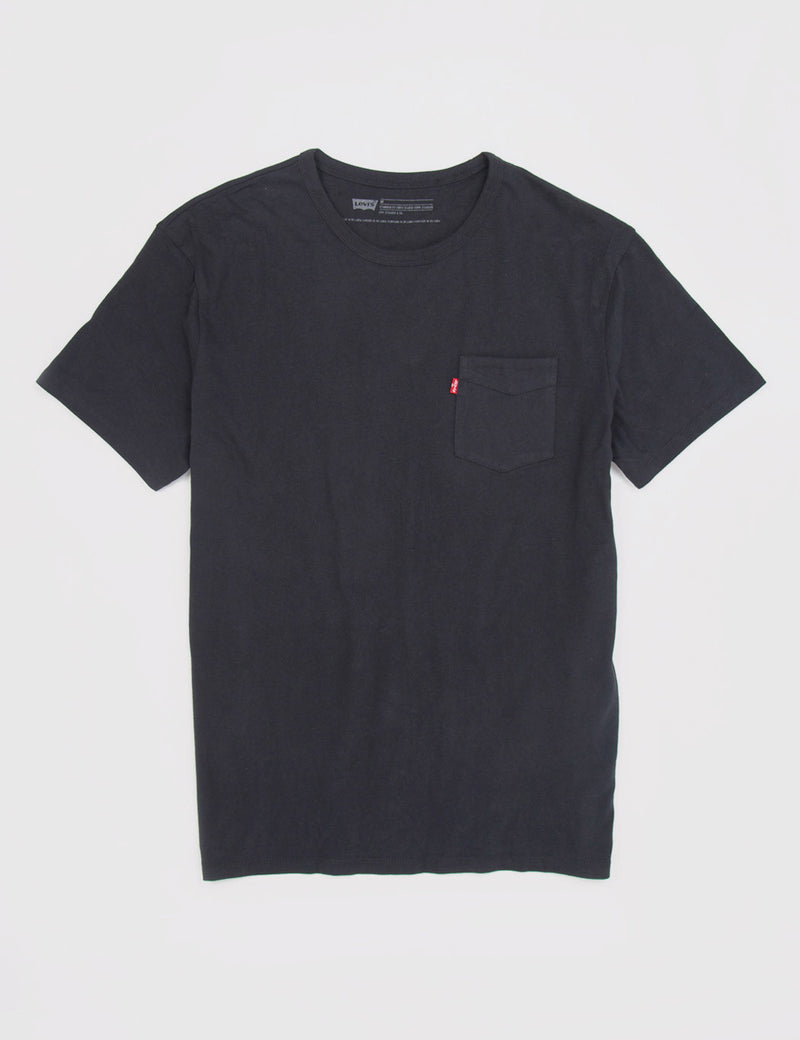 Levis Sunset Pocket T-Shirt - Black
