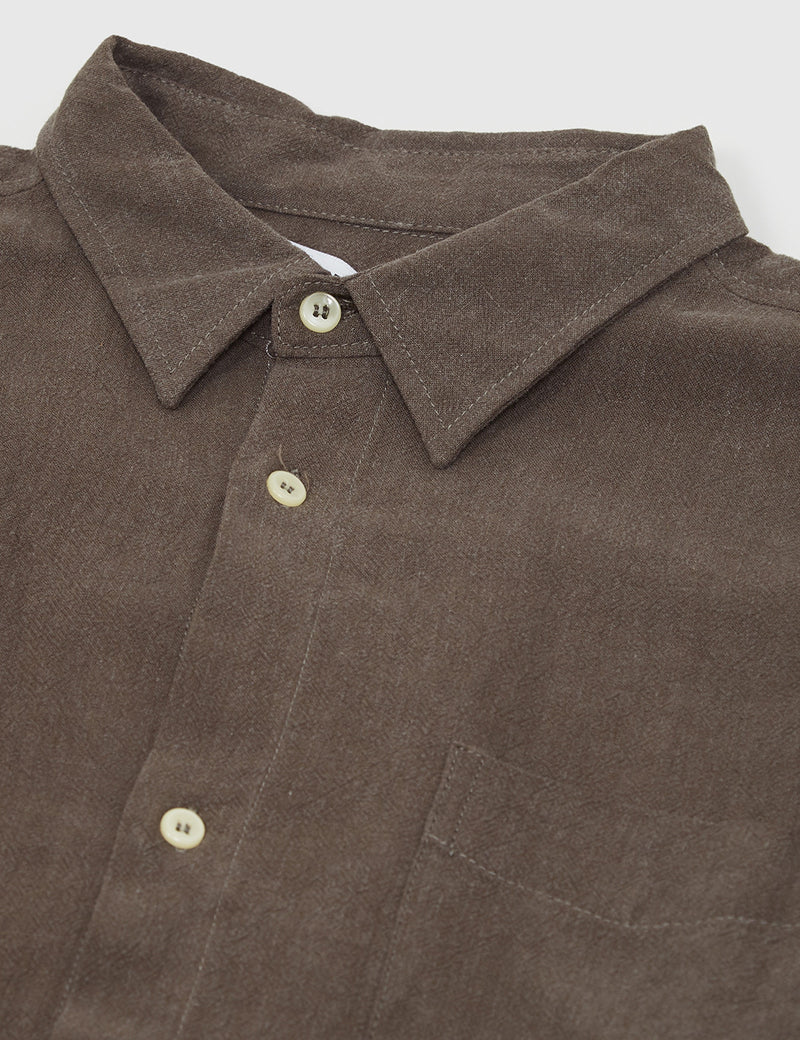 Bellfield Caspar Linen Shirt - Khaki
