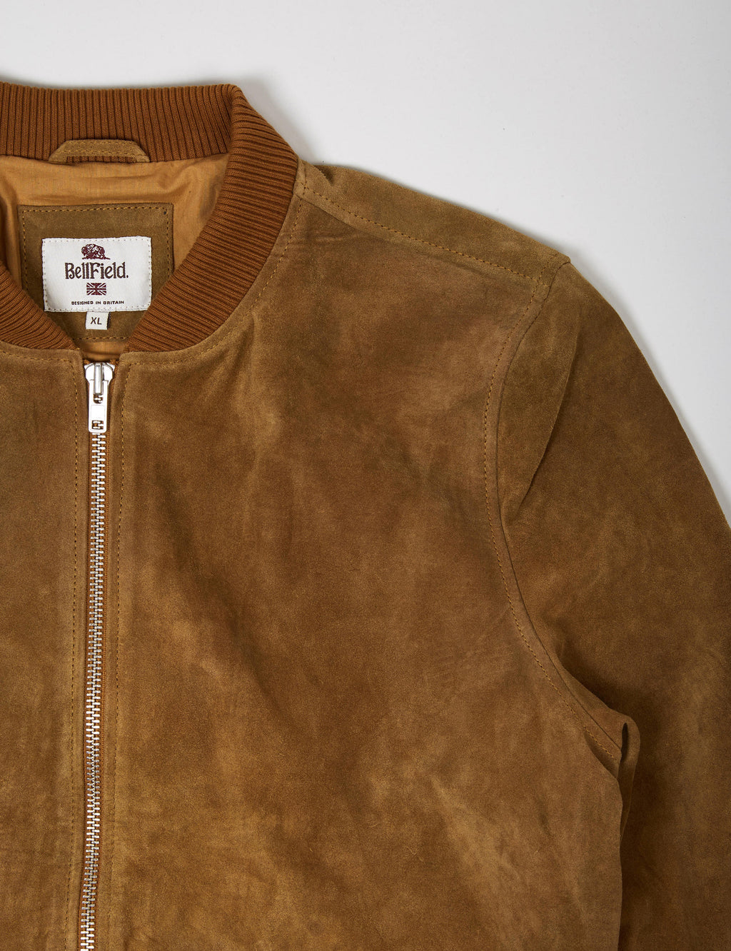Bellfield suede 2025 bomber jacket