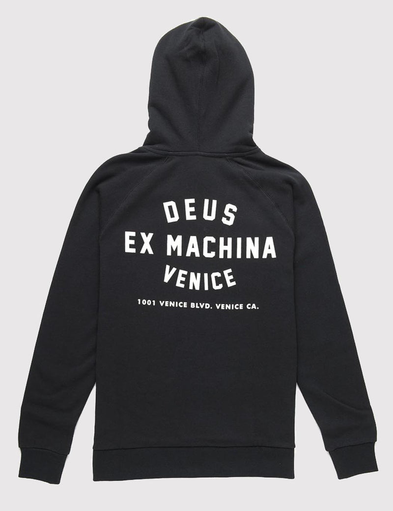 Deus Ex Machina Address Venice Hoodie - Black