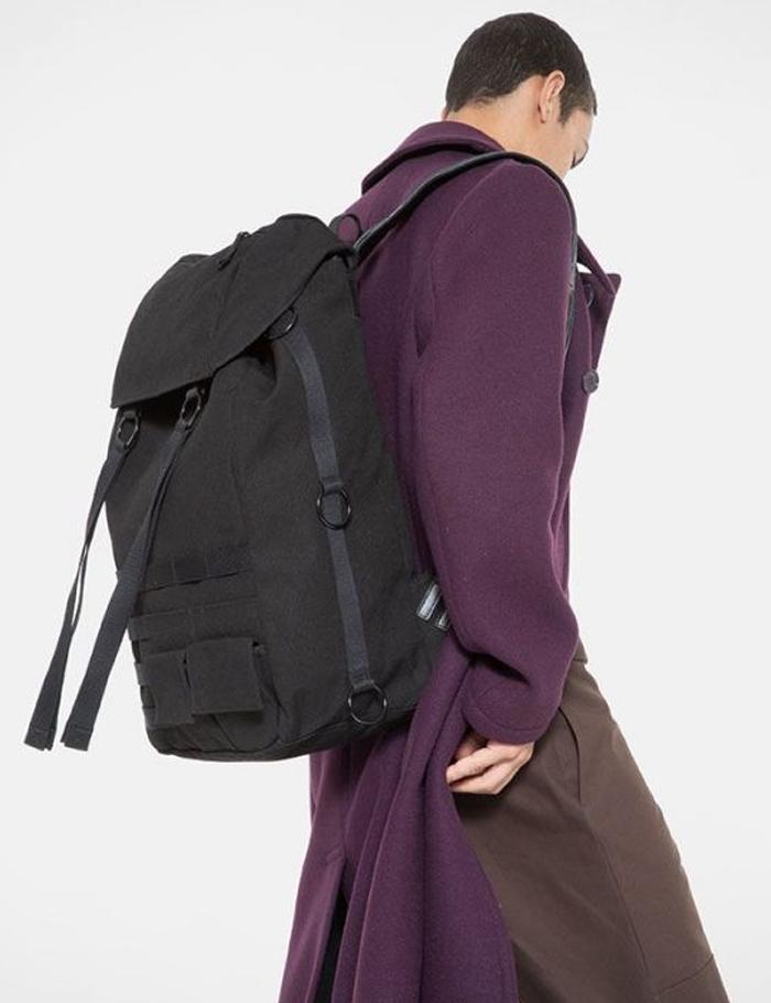 Raf Simons 08 x Eastpak Grey Wool Patch backpack