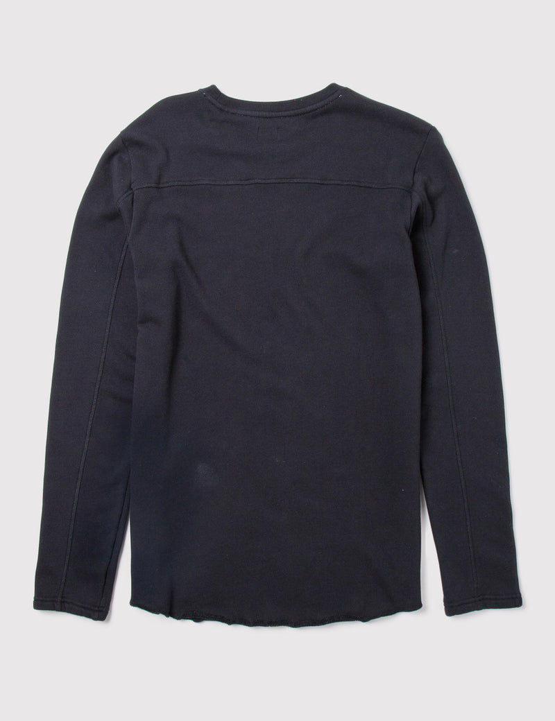 Edwin Longsleeve Terry T-Shirt - Black