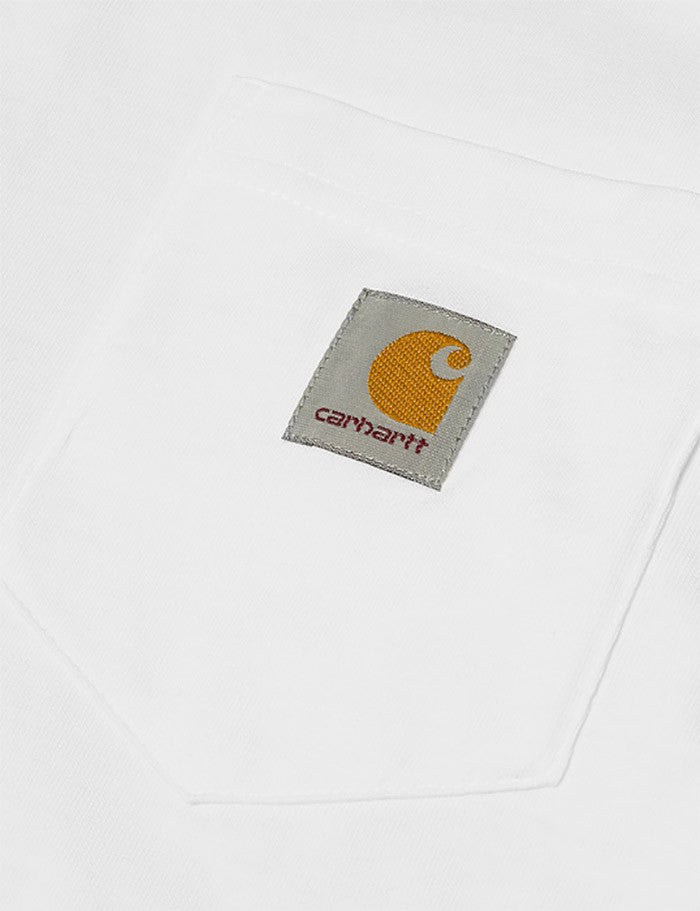 Carhartt Pocket Long Sleeve T-Shirt - White