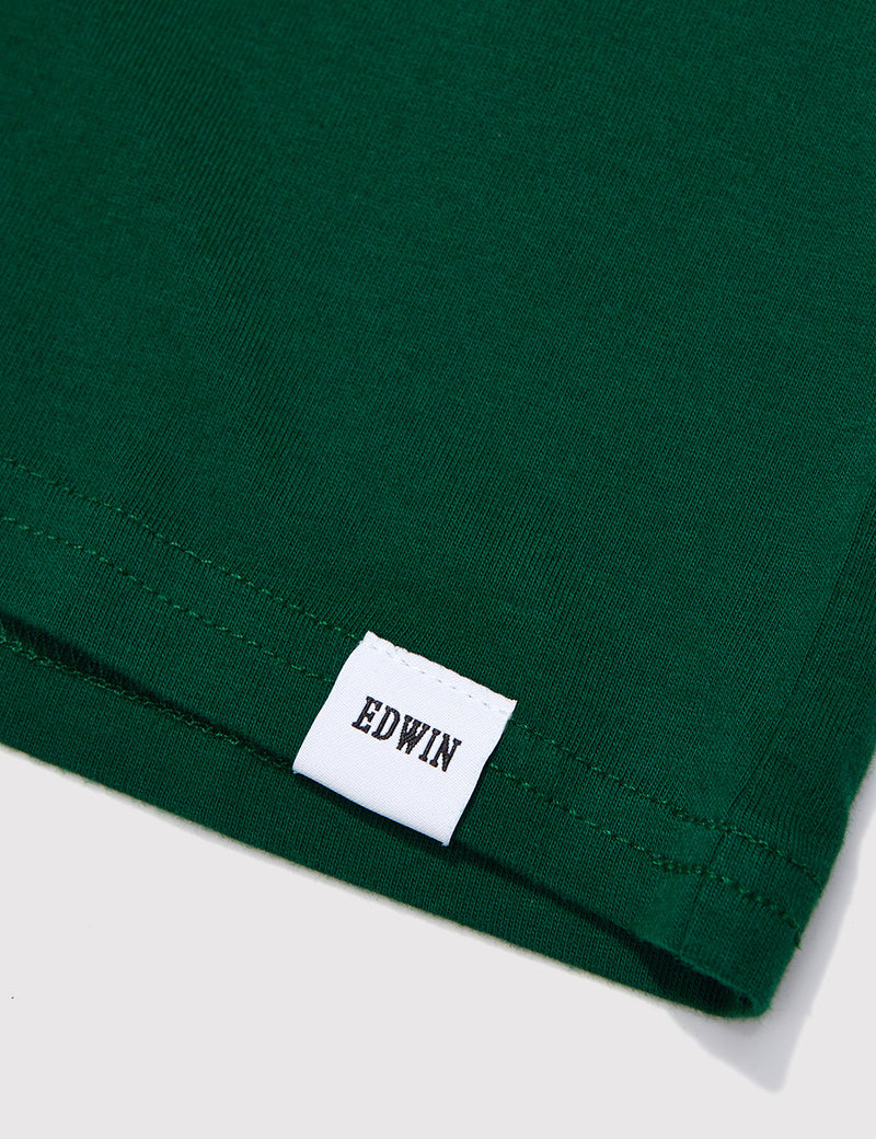 Edwin Pocket T-Shirt - Forest Green
