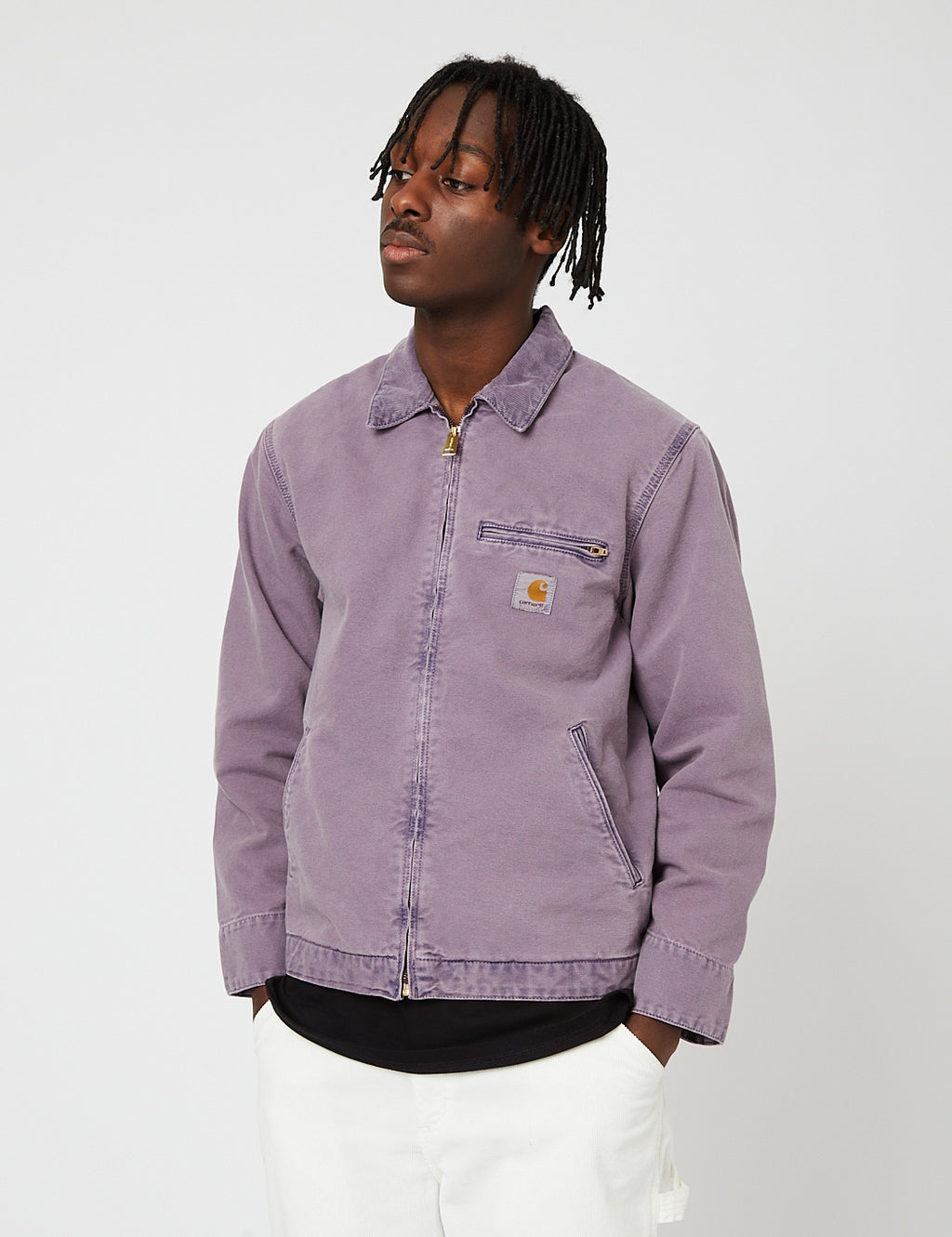 Carhartt-WIP-WIPデトロイトジャケット(オーガニックコットン、12オンス)-ラズミックパープル
