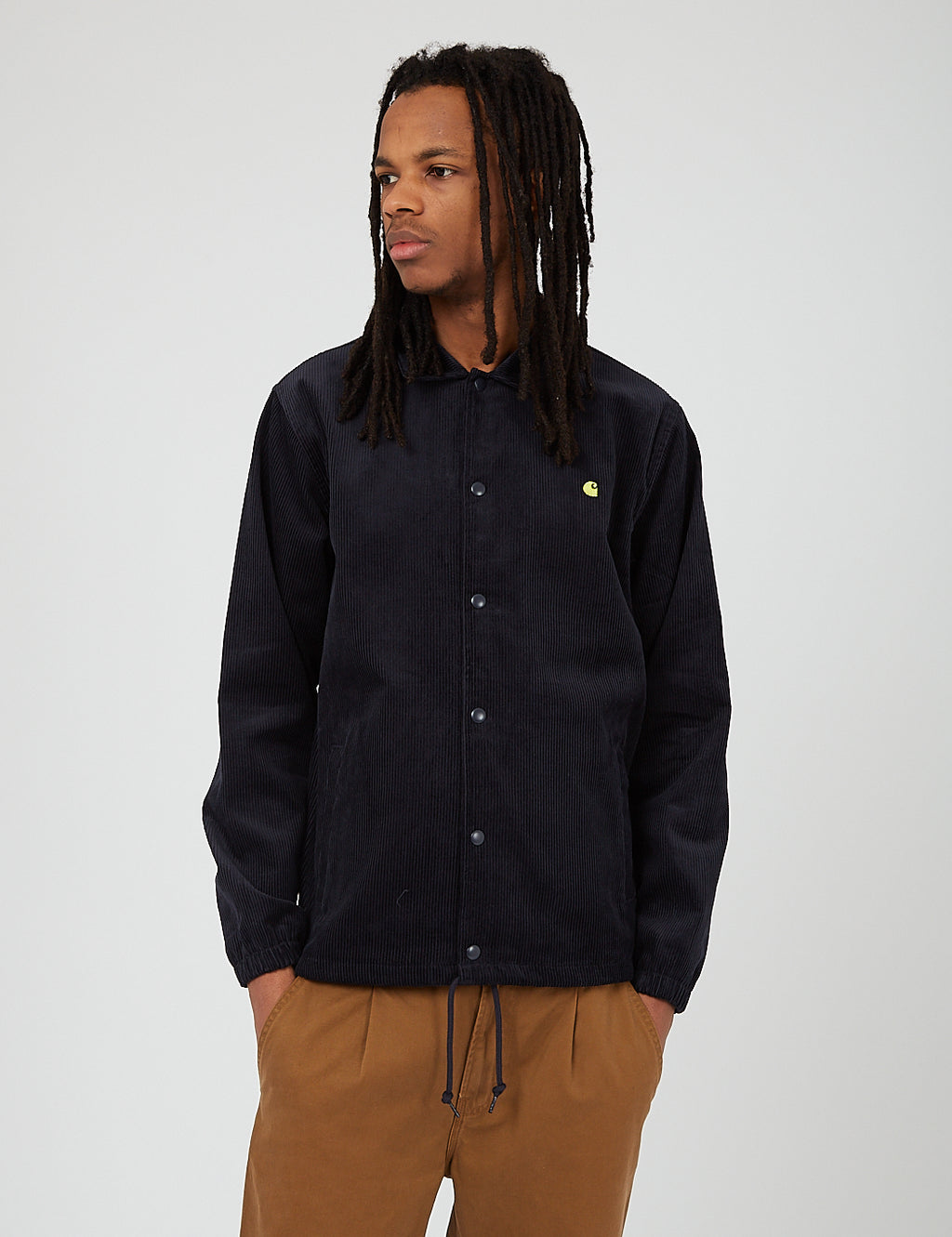 Carhartt homme  Veste rigide marine à col velours