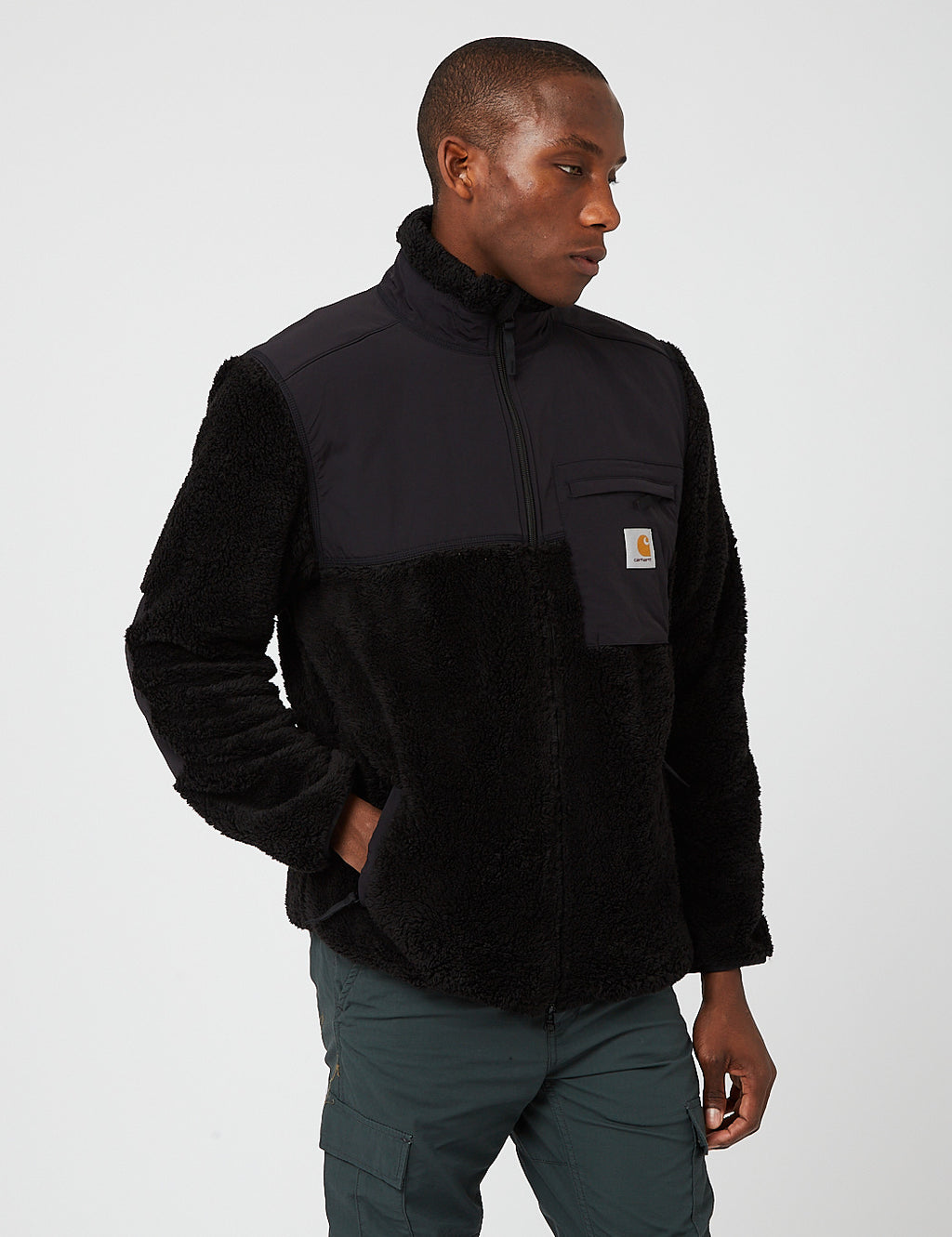CarharttWIP Jackson Fleece Jacket Black URBAN EXCESS.