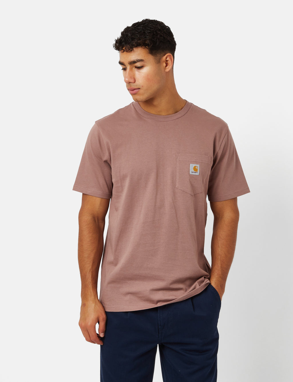 Carhartt-WIP Pocket T-Shirt (Regular) - Lupinus Red I Urban Excess. – URBAN  EXCESS