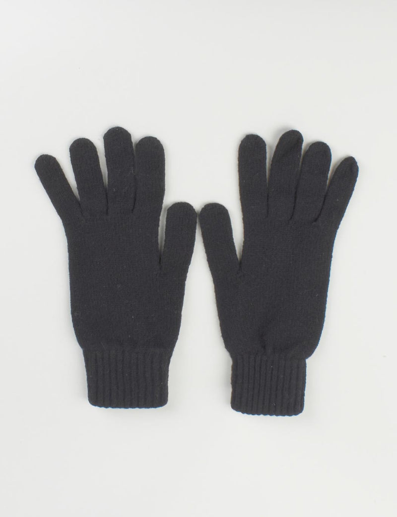 Johnstons of Elgin Cashmere Gloves (Unisex) - Black