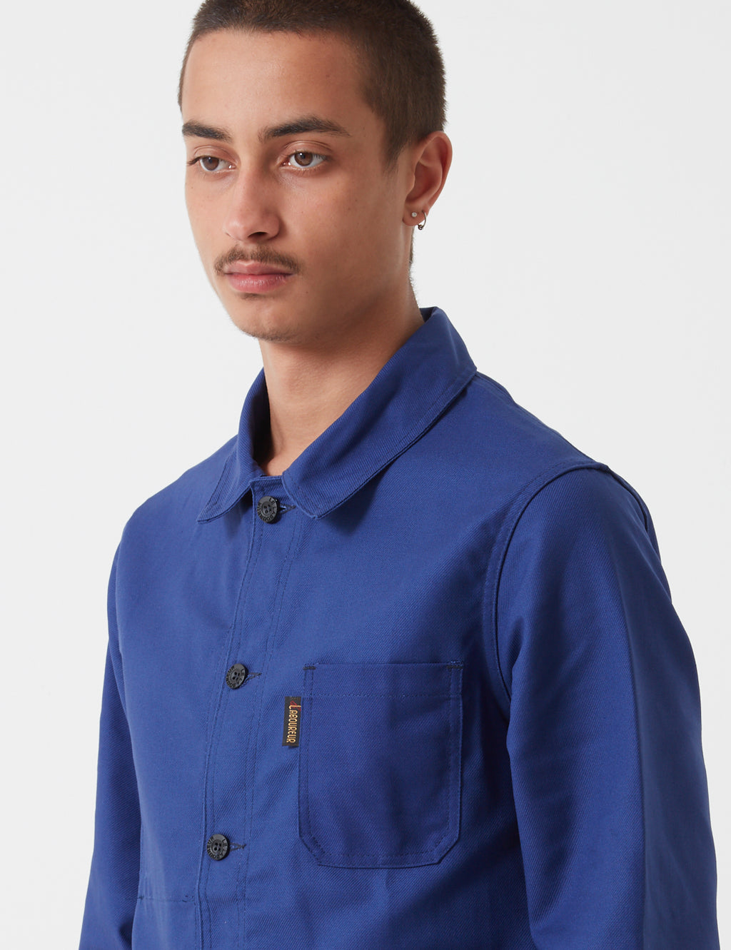 Le laboureur cotton work jacket in navy sale