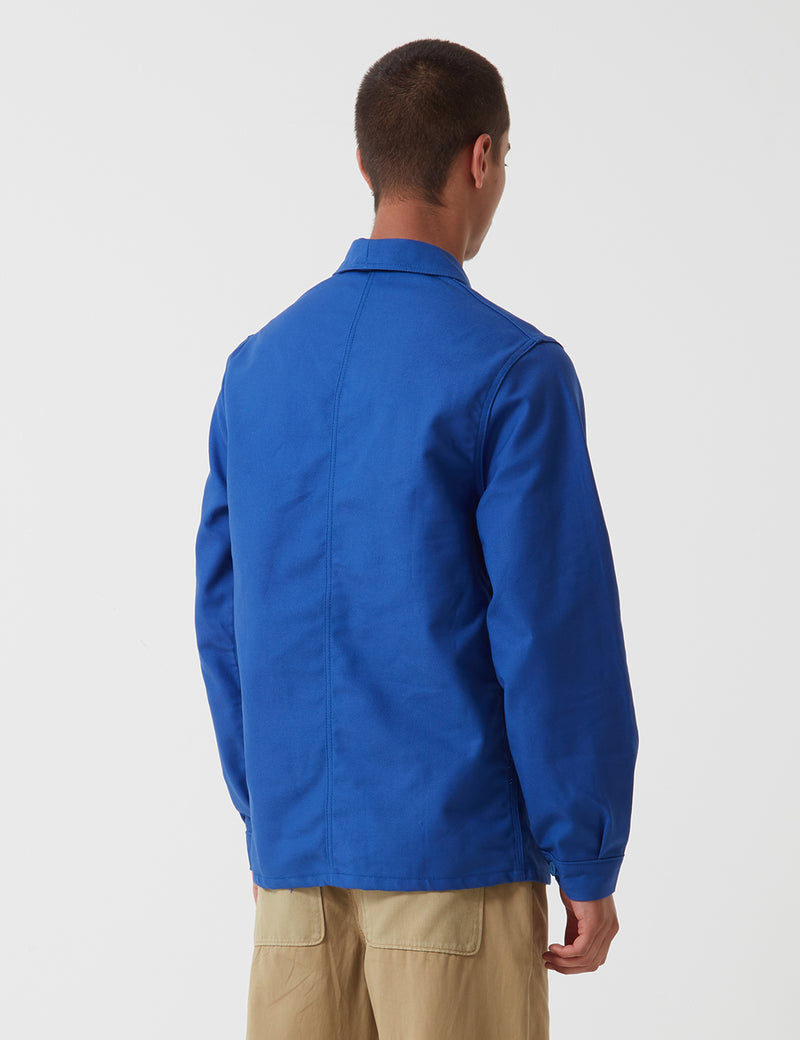 Le Laboureur Cotton Work Jacket - Bugatti Blue
