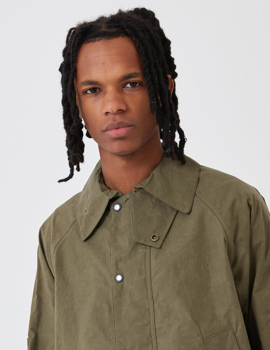 Barbour x Engineered Garments Sans doublure Graham Olive URBAN EXC URBAN EXCESS