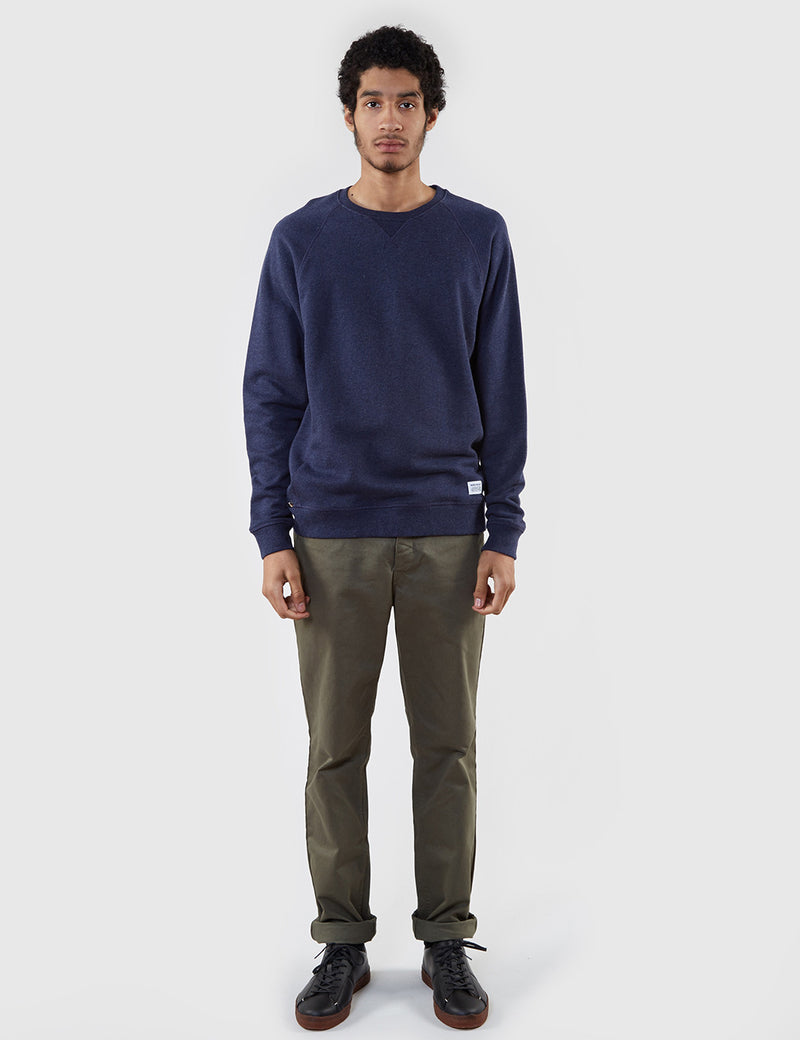 Norse Projects Ketel Crew Sweat - Navy Blue