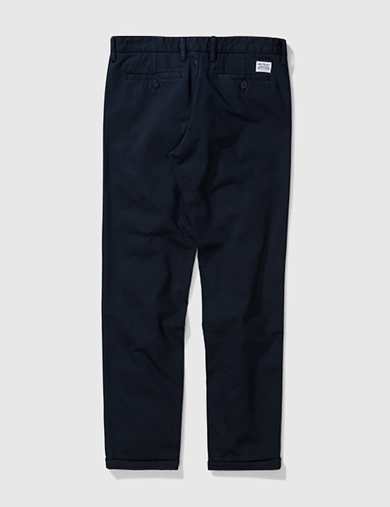 Norse Projects Aros Heavy Chino (Regular) - Navy Blue