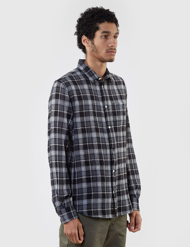 Norse Projects Anton Loose Weave Gauze Shirt - Grey