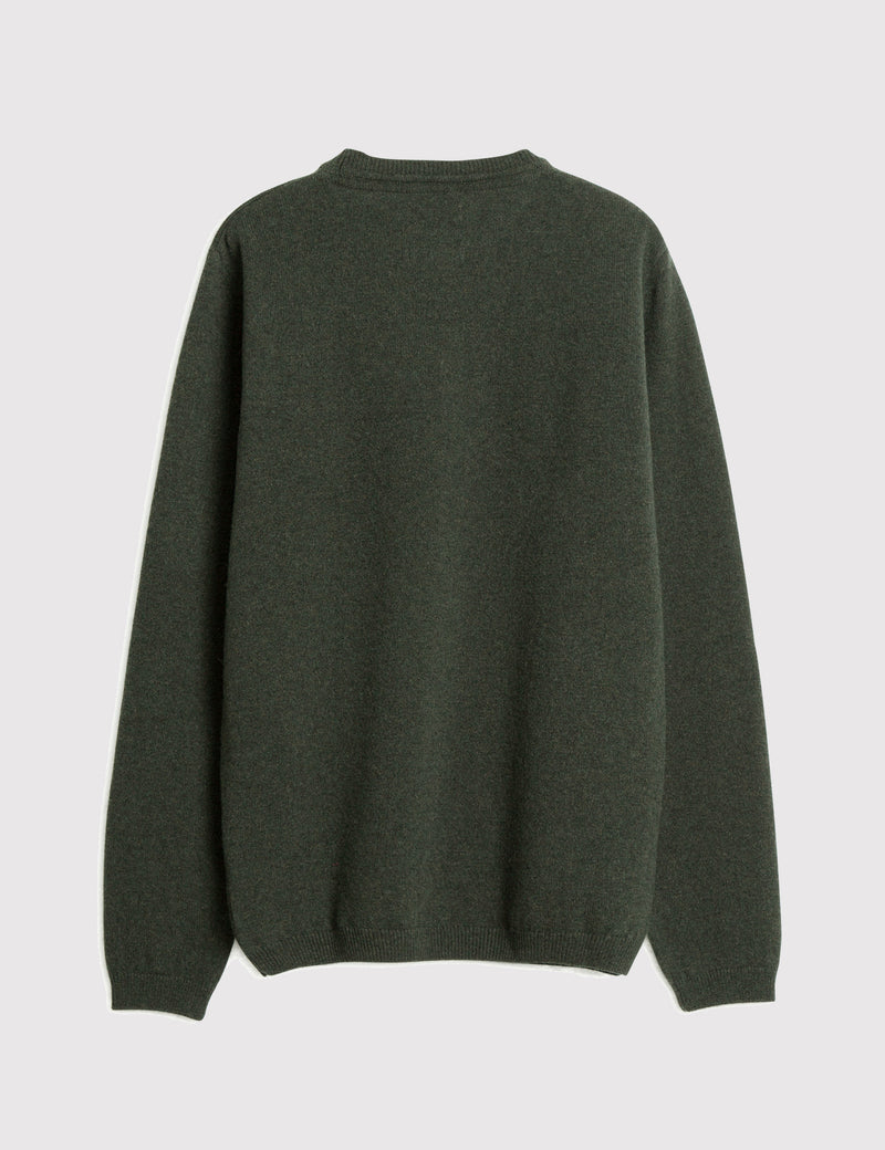 Norse Projects Sigfred Lambswool Jumper - Rosin Green
