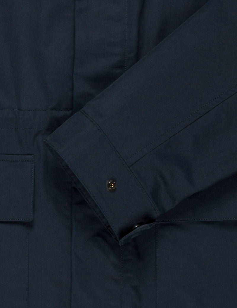 Norse Projects Nunk Summer Cotton Jacket - Navy Blue