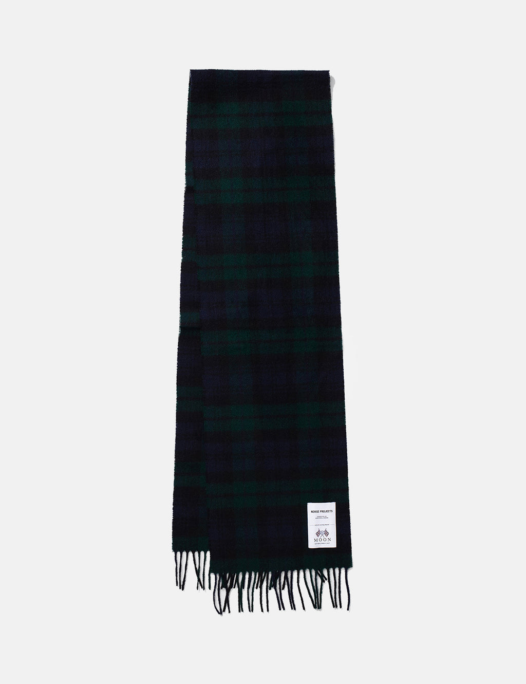 „3 Jahre Garantie“ Norse Projects Moon Black URBAN – Checked Watch Scarf UE. - I Lambswool EXCESS