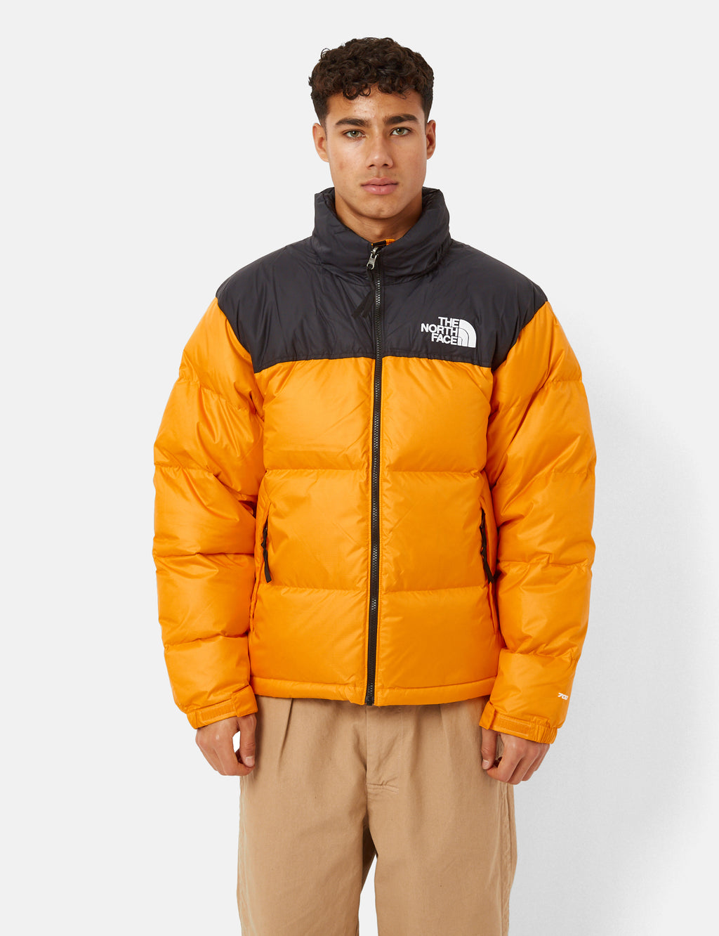 S THE NORTH FACE 1996 nuptse jacket オレンジ