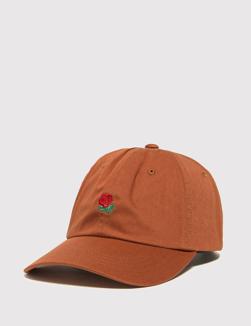 The Hundreds The Rose Curved Peak Cap - Field Tan