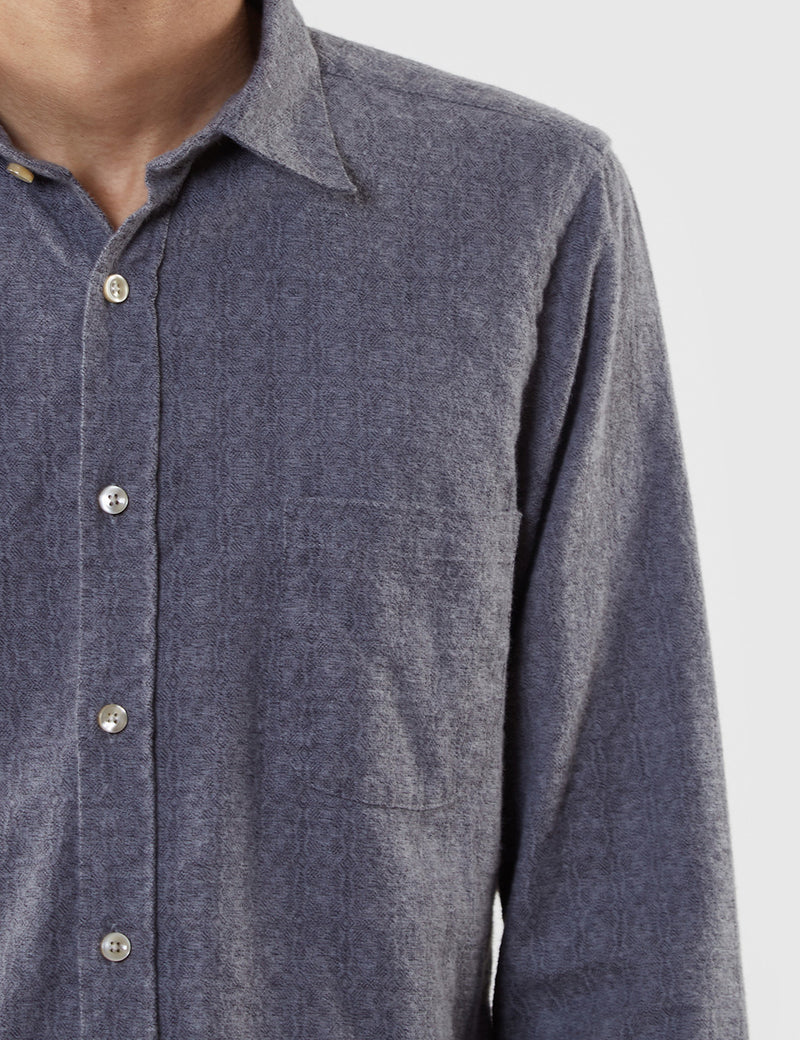 Portuguese Flannel Painel Shirt - Grey