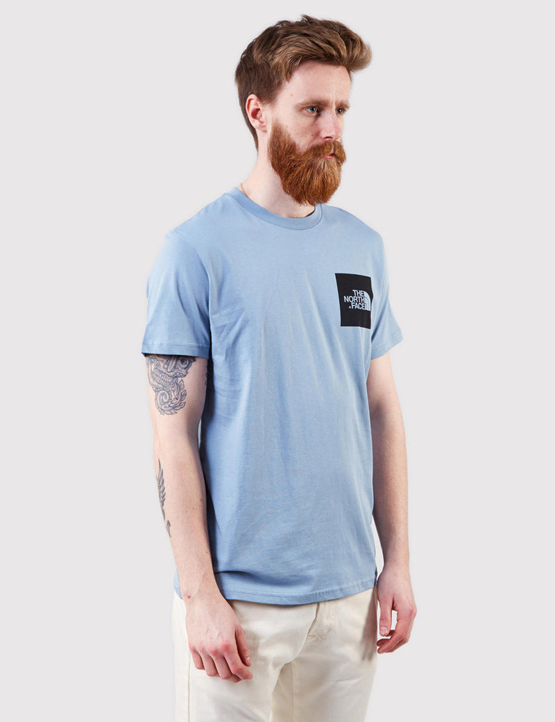 North Face Fine T-Shirt - Faded Denim