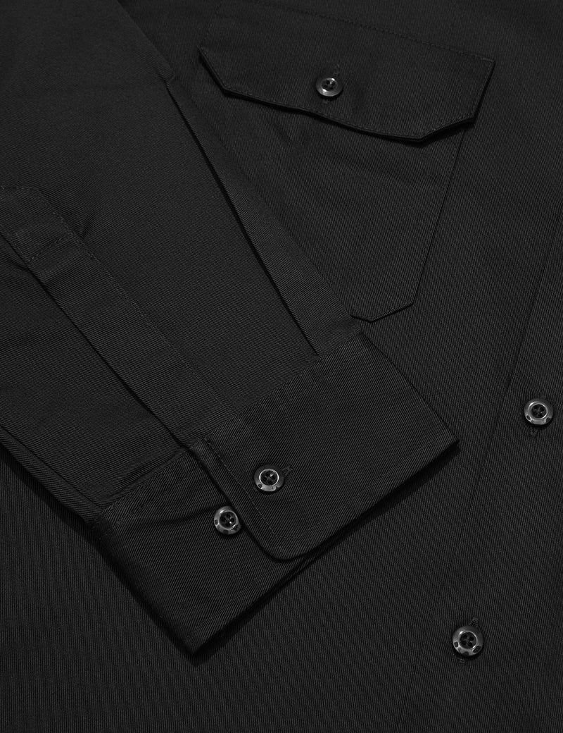 Dickies Work Shirt (Slim Fit) - Black